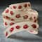7/8" x 5yd. Faux Linen Red Strawberry Ribbon by Celebrate It® Classic